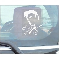 Elvis Presley Sticker Car,Van,Truck,Vehicle Self Adhesive Vinyl Sign-The King of Rock and Roll-1